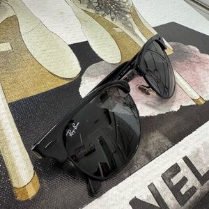 Ray-Ban Clubmaster Black on Black Sunglasses Authentic RB 3016